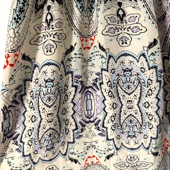 Parker Women’s‎ Maxi Dress Spaghetti Strap Full Skirt Boho Paisley  Multicolor S - Picture 3 of 10